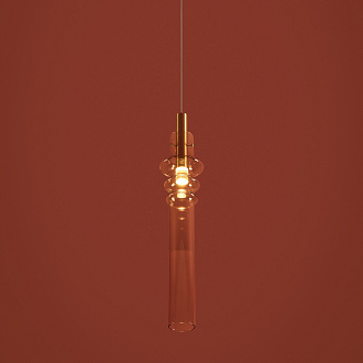 Подвесной светильник *11,5*70-260 см, 1*LED*6W, 3000K, Freya  FR5635PL-L6AM1, Латунь