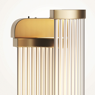 Бра 18,2*17*-41,5 см, *LED*7W, Maytoni Estetica MOD378WL-L5MGK2, Матовое Золото