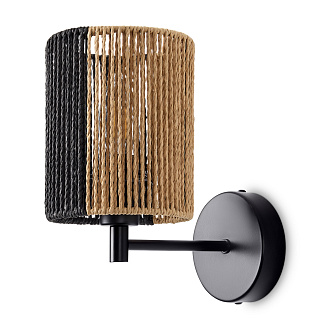 Бра 20*12*-22 см, 1*E14*40W, Freya Тессо / Tesso FR5574WL-01B, Черный