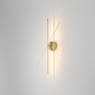 Бра 8*10,5*-60 см, *LED*6W, 2700K, Maytoni Elegant C084WL-L7BS2.7K-1, Латунь