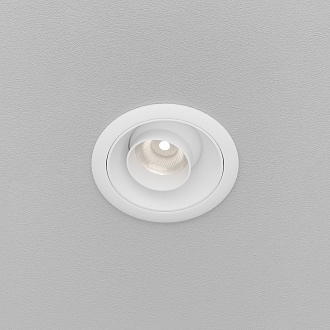 Встраиваемый светильник *6,5*-4,9 см, *LED*10W, 4000K, Maytoni Technical Dip T DL128-10W4K-W, Белый