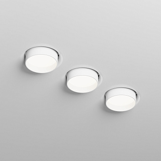 Встраиваемый светильник 12,8*11,2*-5,05 см, 1*GX53*12W, Maytoni Technical Intro DL144-GX53-W, Белый