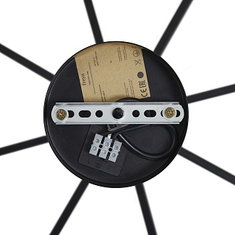 Люстра *82*-68,5 см, 8*E27*320W, Freya Феррера / Ferrera FR5474PL-08B, Черный