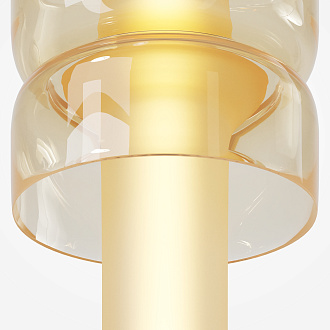 Настольная лампа *22*-31 см, *LED*9W, 3000K, Maytoni Vetro MOD485TL-L9AM3K, Латунь