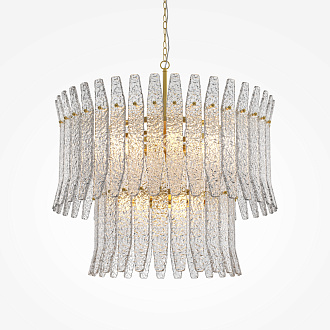 Подвесной светильник *61,4*69,2-369,2 см, 9*E14*40W, Maytoni Shiver MOD539PL-09MG, Матовое Золото
