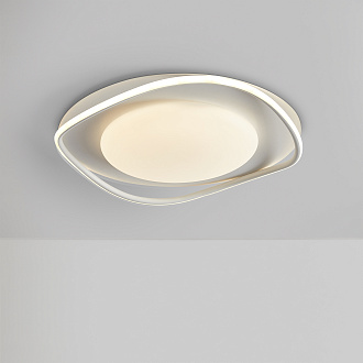 Светильник 50*50*-7,5 см, *LED*96W, Freya Мальта / Malta FR6203CL-L96W, Белый