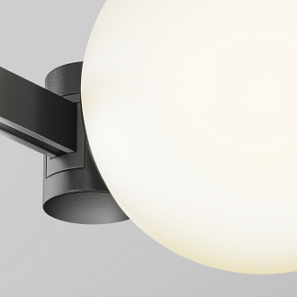Трековый светильник 12,4*10*-10 см, *LED*5W, 3000K, Maytoni Technical Luna TR229-1-5W3K-B, Черный