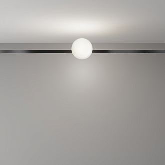 Трековый светильник 12,4*10*-10 см, *LED*5W, 4000K, Maytoni Technical Luna TR229-1-5W4K-B, Черный