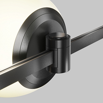 Трековый светильник 16,7*15*-15 см, *LED*8W, 3000K, Maytoni Technical Luna TR229-1-8W3K-B, Черный