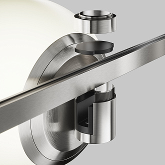 Трековый светильник 16,7*15*-15 см, *LED*8W, 4000K, Maytoni Technical Luna TR229-1-8W4K-PT, Платина