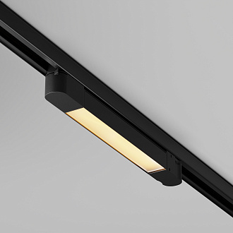 Трековый светильник 34,5*3,5*-6 см, *LED*10W, 2700K, Maytoni Technical Basis TR196-3-10W2.7K-B(N), Черный