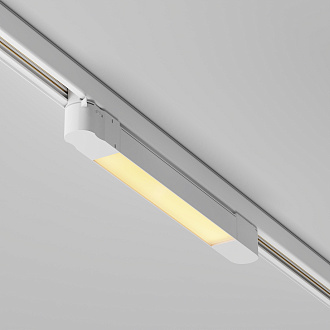 Трековый светильник 34,5*3,5*-6 см, *LED*10W, 2700K, Maytoni Technical Basis TR196-3-10W2.7K-W(N), Белый