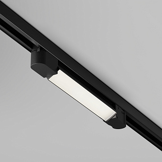 Трековый светильник 34,5*3,5*-6 см, *LED*10W, 4000K, Maytoni Technical Basis TR196-3-10W4K-B(N), Черный