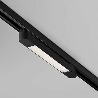 Трековый светильник 34,5*3,5*-6 см, *LED*10W, 4000K, Maytoni Technical Basis TR196-3-10W4K-B(N), Черный