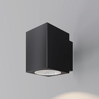 Уличный настенный светильник 8*12*-11 см, *LED*5W, 3000K, Maytoni Outdoor Block O507WL-L5B3K, Черный