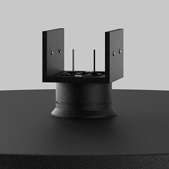 Уличный трековый светильник *25,6*-6,4 см, *LED*25W, 3000K, Maytoni Outdoor Zon IP O-TR01-1-F-25WB3K, Черный