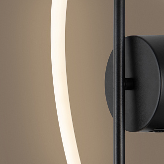 Бра 90*35*-8 см, *LED*20W, 4000K, Freya Нарядный/Fancy FR6059WL-L28B, Черный