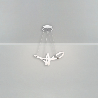 Подвесной светильник 54*22*-130 см, *LED*36W, 4000K, Freya Нарядный/Fancy FR6059PL-L47W, Белый и Хром