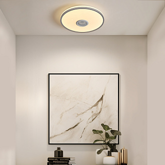 Светильник 34*34*6-6 см, *LED*38W, 3000-6500+RGBK, Freya Ронд/Rond FR6226CL-L36W, Белый