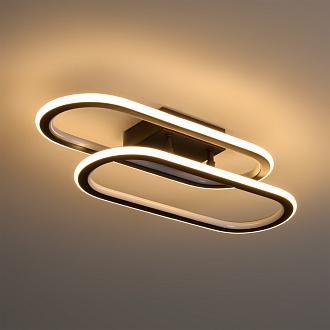 Светильник 50*21*-10 см, *LED*72W, RGBи3000-7000K, Freya Ола/Ola FR6213CL-L72B, Черный