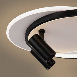 Светильник 48*40*-13 см, *LED*75W, 3000-7000K, Freya Прожекторы/Spotlights FR6083CL-L106WB, Бело-черный