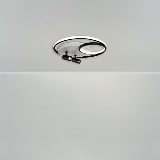 Светильник *48*-13 см, *LED*77W, 3000-7000K, Freya Прожекторы/Spotlights FR6083CL-L90WB, Бело-черный
