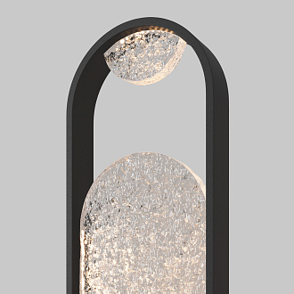 Ландшафтный светильник 4*17*-75 см, *LED*12W, 3000K, Maytoni Анима O535FL-L12B3K, Черный