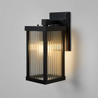 Уличное бра 18*12*-30 см, 1*E27*40W Voltega  VGL7220WL-01B2, Черный