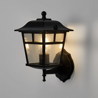Уличное бра 19,5*16*-28 см, 1*E27*40W Voltega  VGL7212WL-01B, Черный