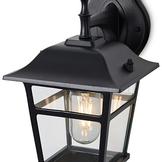 Уличное бра 19,5*16*-28 см, 1*E27*40W Voltega  VGL7213WL-01B, Черный