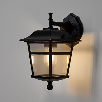 Уличное бра 19,5*16*-28 см, 1*E27*40W Voltega  VGL7213WL-01B, Черный